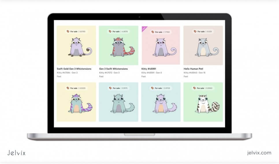 Cryptokitties app