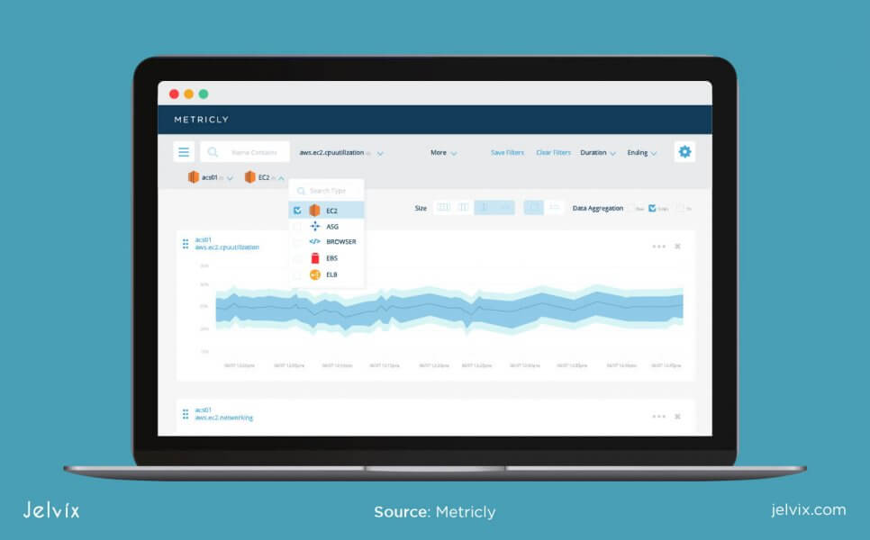 Metricly’s settings