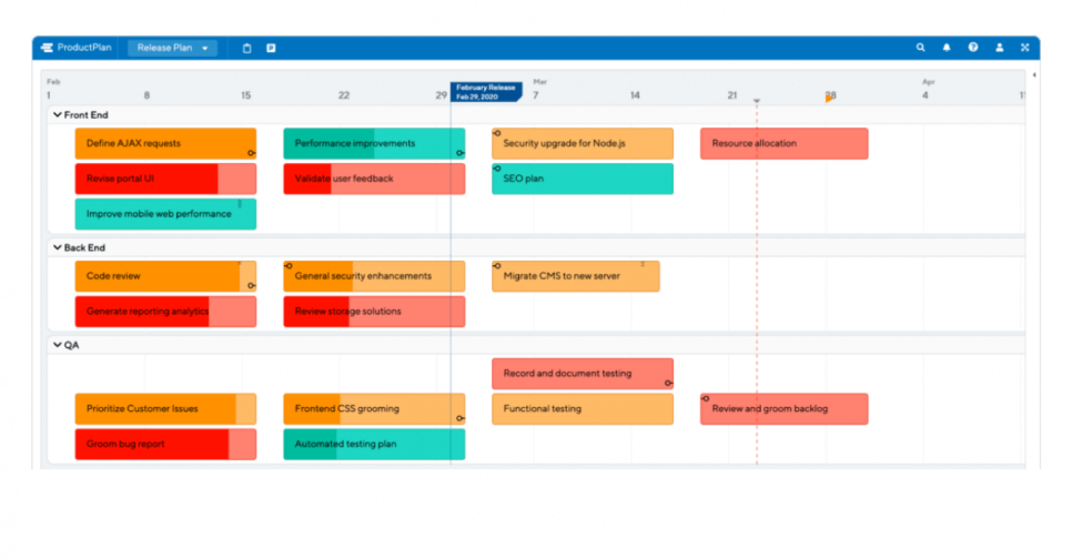 software-release-plan-template