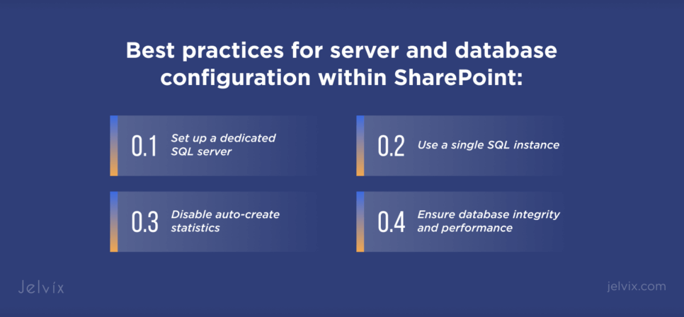 Best practices for SharePoint