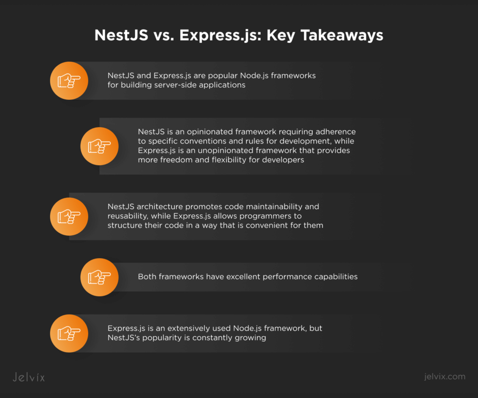 NestJS and Express.js frameworks