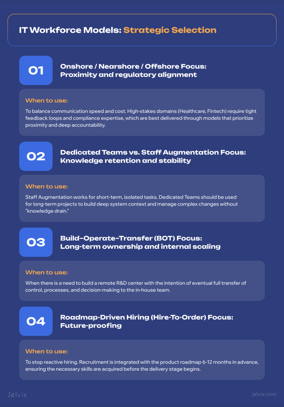 Different workforce models solve different problems.